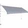Dakota Fields Fabric Cover Retractable Patio Awning