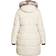 Evans Contrast Zip Faux Fur Trim Coat Plus Size - Neutral