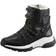 Mustang Wedge Heel Winter Boots - Black/White