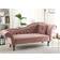 Beliani Lattes Pink Sofa 188cm