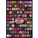 Winning 100 Horror Movies Scratch ‎Multicolor Poster 42x60cm