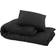 vidaXL 135973 Housse de couette Noir (200x135cm)
