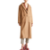 United Colors of Benetton Shetland Wool Blend Midi Coat - Camel