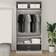 vidaXL 826615 Gray Sonoma Oak Armoire 100x200cm