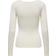 Only Lea Square Neck Rib Top - White/Cloud Dancer