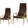 Swedese Lamini Childrens Sheepskin Espresso/Oiled Oak Fåtölj 79cm