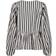 Neo Noir Bessie Contrast Stripe Blouse - Striped