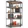 VonHaus Garage Black Shelving System 70x180cm