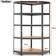 VonHaus Garage Black Shelving System 70x180cm