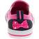 Disney Girl's Minnie Mouse Slip On Canvas Sneakers - Navy/Fuchsia