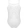 Kid's Lace Back Ballet Leotard - White