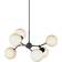 Halo Design Atom Large Opal/Black Lampada a Sospensione 57cm