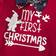 Taiaojing Baby's Christmas Santa Cartoon Prints Romper Pants Hat Outfits - Red