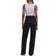 River Island High Waisted Relaxed Straight Leg Jeans - Black