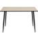 Nordform Wilma Natural/Black Matbord 80x120cm