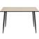 Nordform Wilma Natural/Black Tavolo da pranzo 80x120cm