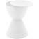 AllModern Durant Drum White Small Table 11.8"