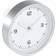 TFA 60.3012 Silver Wall Clock 17.2cm