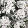 Homcom Prelit Snow Flocked Green/White Christmas Tree 152cm