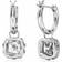 Swarovski Stilla Drop Earrings - Silver/Transparent