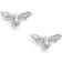 Olivia Burton Lucky Bee Stud Earrings - Silver