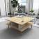 Decorotika Akya Modern Natural Coffee Table 89x89cm