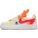 Nike Force 1 Low LV8 EasyOn PSV - Coconut Milk/Coconut Milk/White/Bright Crimson