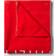 Tommy Hilfiger TH Original Logo Badezimmerhandtuch Rot (180x100cm)