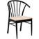 AC Design Furniture Kenna Set of 2 Black Kitchen Chair 83cm 2pcs