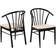AC Design Furniture Kenna Set of 2 Black Köksstol 83cm 2st
