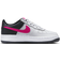 Nike Air Force 1 GS - White/Dark Obsidian/Fierce Pink