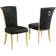 Best Quality Furniture Ada Black Dining Set 78x42" 9