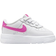 Nike Force 1 Low EasyOn TDV - White/Laser Fuchsia