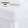 Dunelm Plain Bed Sheet White (200x180cm)