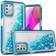 HD Accessory Atomic Quicksand Glitter Waterfall Hybrid Case for Motorola Moto G Stylus 2021