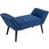 Homcom Modern Blue Settee Bench 45x22"