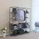Songmics Wardrobe Black Garderobeskab 150x175cm