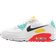 Nike Air Max 90 W - White/Pink Foam/Bright Crimson/Black