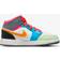 Nike Air Jordan 1 Mid SE GS - White/Dark Shadow/Hyper Pink/Taxi