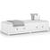 vidaXL 821595 White Soffa 195.5cm 2-sits