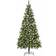 vidaXL Illuminated Green/White Christmas Tree 210cm