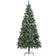 vidaXL Illuminated Green/White Christmas Tree 210cm