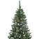 vidaXL Illuminated Green/White Christmas Tree 210cm