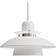 Belid Primus Glossy White/Chrome Pendant Lamp 28cm