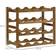 Homcom Free Standing Brown Wine Rack 43x38cm