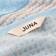 Juna Check Bath Towel Gold, Blue (100x50cm)