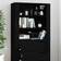 vidaXL Highboard Black Skænk 80x70cm