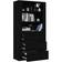 vidaXL Highboard Black Skænk 80x70cm