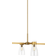 Aerin Moritz Burnished Brass Pendant Lamp 24"