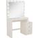 Boahaus Aurora White Dressing Table 17.5x43.2"